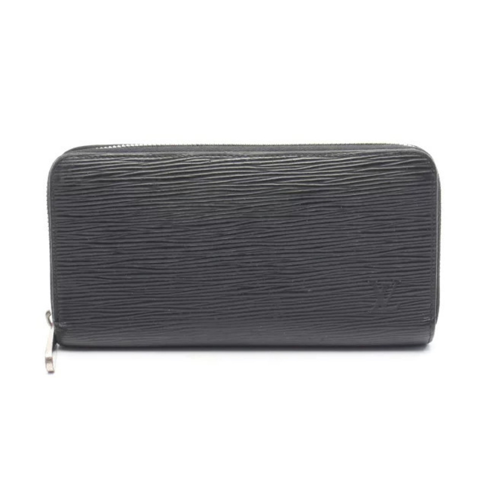 Louis Vuitton Zippy Wallet Round Long Leather Epi Black